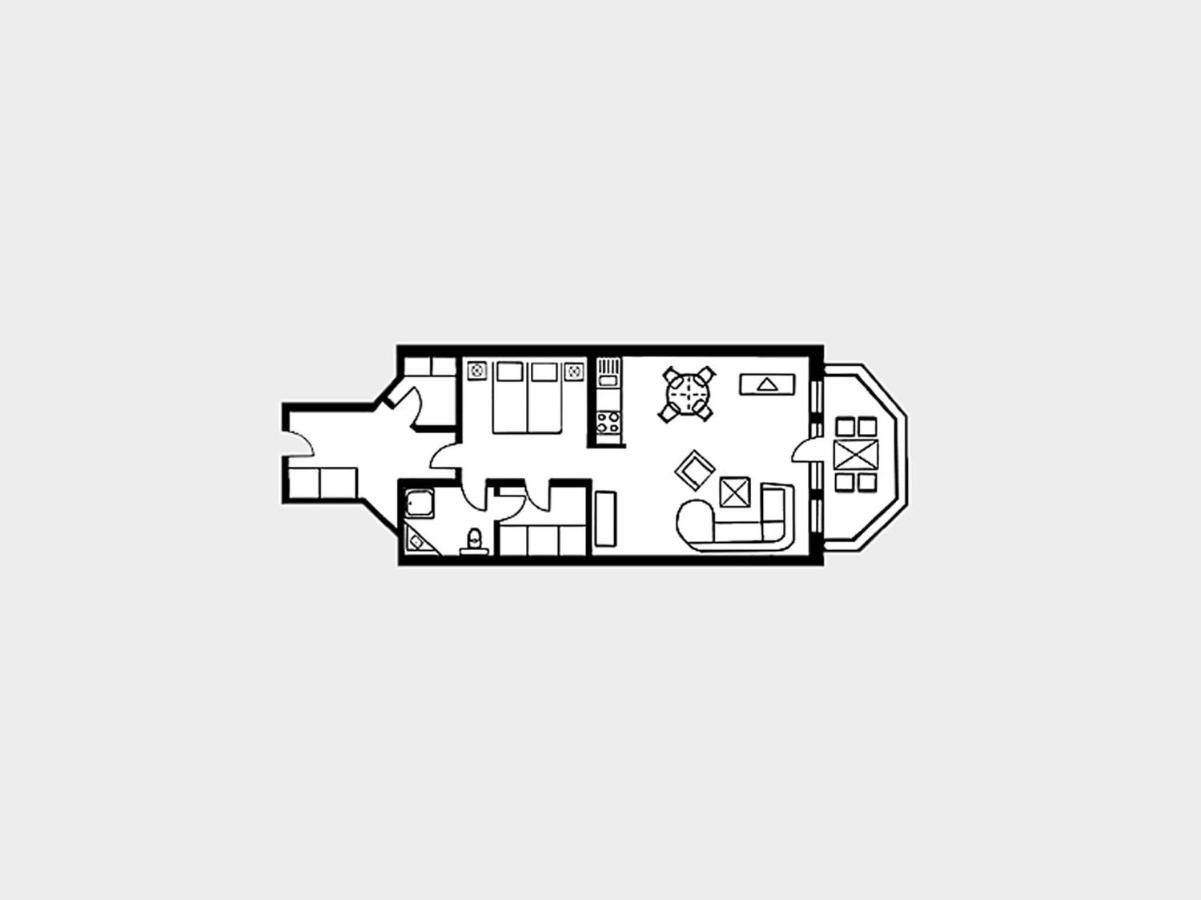 Strandvillen Binz - 1-Raum-Ferienwohnung Mit Meerblick Und Balkon Sv-763 Bagian luar foto